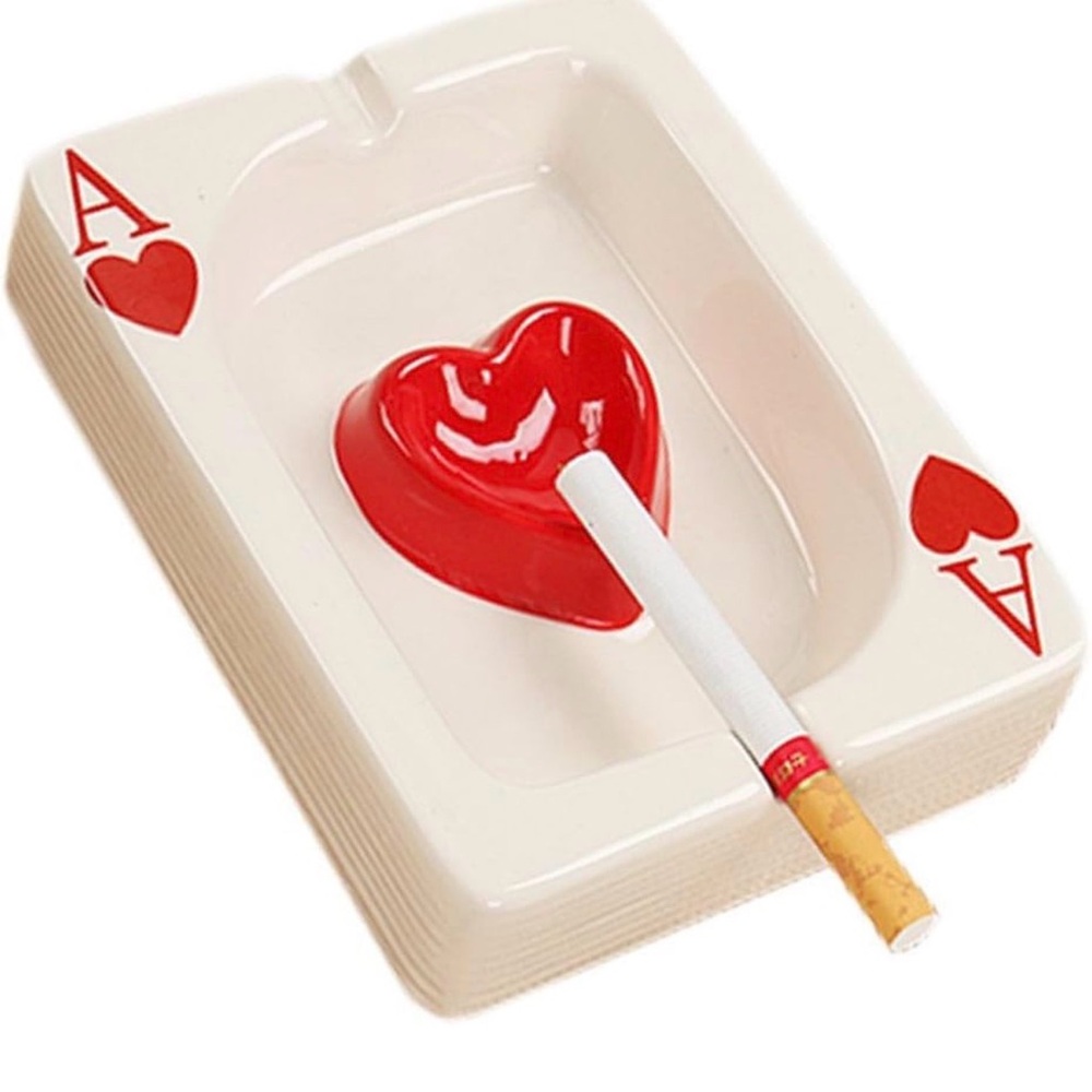 Ace of Hearts Ashtray